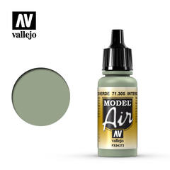 Vallejo Model Air - Interior Grey Green - VAL71305 - 17ml