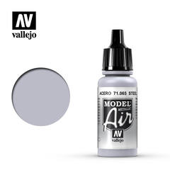 Vallejo Model Air - Steel - VAL71065 - 17ml