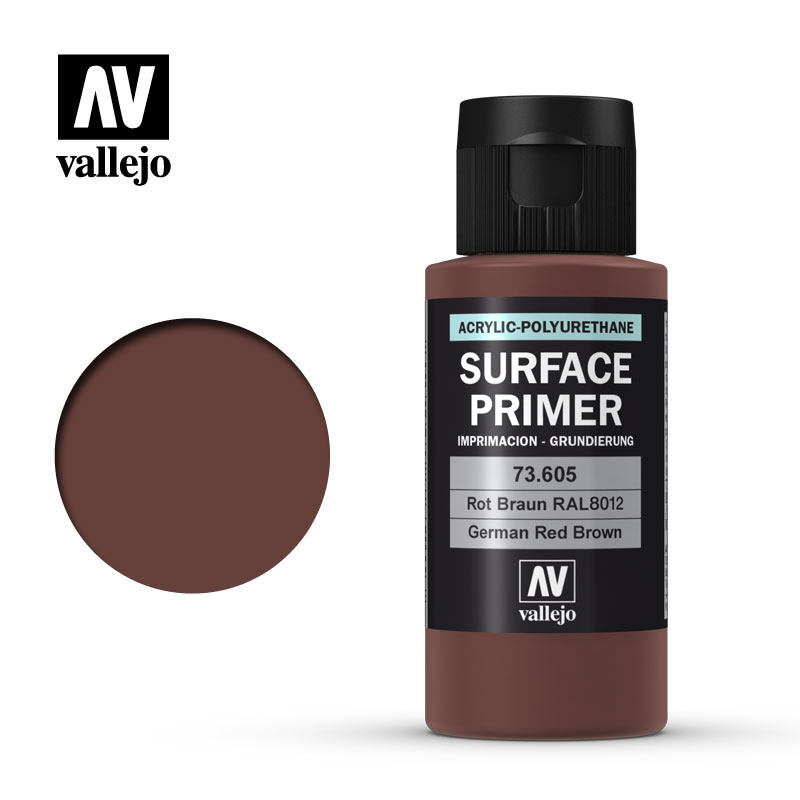 Vallejo Surface Primer - German Dark Red - VAL73605 - 60ml