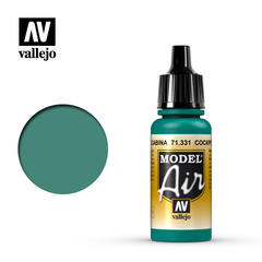 Vallejo Model Air -  Cockpit Emerald Green “Faded” - VAL71331 - 17ml