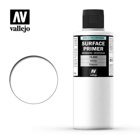 Vallejo Surface Primer - White - VAL74600 - 200ml