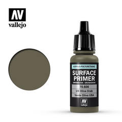 Vallejo Surface Primer - U.S. Olive Drab - VAL70608 - 17ml