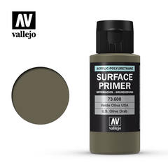 Vallejo Surface Primer - U.S. Olive Drab - VAL73608 - 60ml