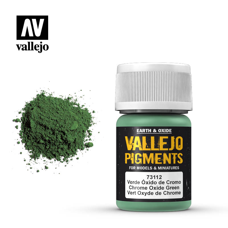 Vallejo Pigments - Chrome Oxide Green - VAL73112 - 17ml
