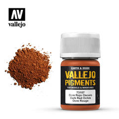 Vallejo Pigments - Dark Red Ochre - VAL73107 - 17ml