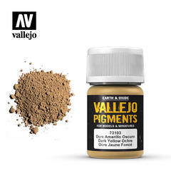 Vallejo Pigments - Dark Yellow Ochre - VAL73103 - 17ml