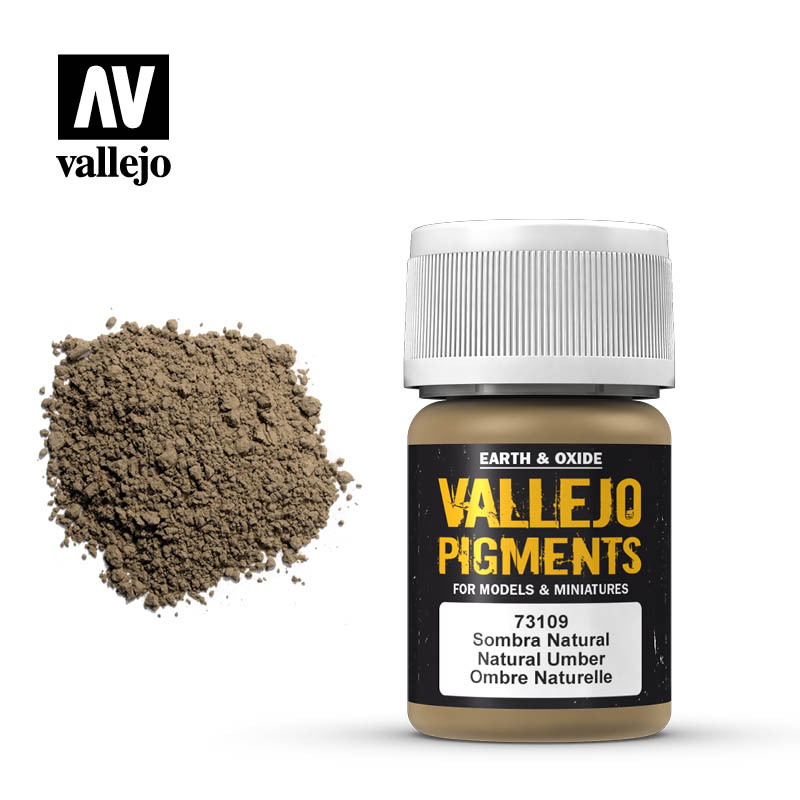 Vallejo Pigments - Natural Umber - VAL73109 - 17ml