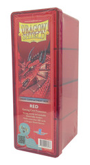 Dragon Shield Four-Compartment Storage Box - Red