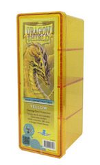 Dragon Shield Four-Compartment Storage Box - Yellow