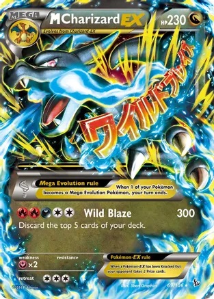 Mega-Charizard EX - 69/106 - Holo Rare EX