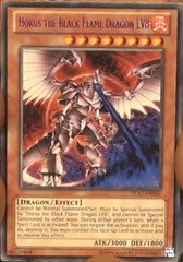 Horus the Black Flame Dragon LV8 - Blue - DL17-EN002 - Rare - Unlimited Edition