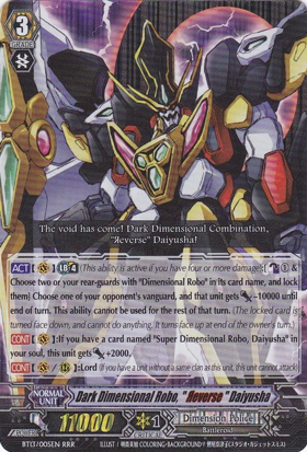 Dark Dimensional Robo, Reverse Daiyusha - BT13/005EN - RRR