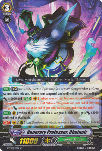 Honorary Professor, Chatnoir - BT13/S12EN - SP