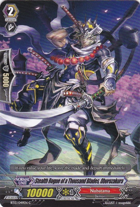 Stealth Rogue of a Thousand Blades, Oborozakura - BT13/049EN - C Stealth Rogue of a Thousand Blades, Oborozakura - BT13/049EN - C