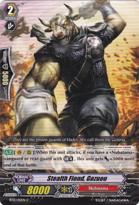 Stealth Fiend, Gozuou - BT13/051EN - C Stealth Fiend, Gozuou - BT13/051EN - C