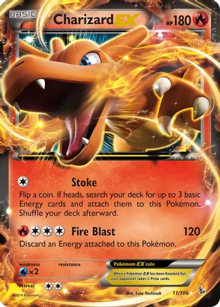 Charizard EX - 11/106 - Holo Rare EX