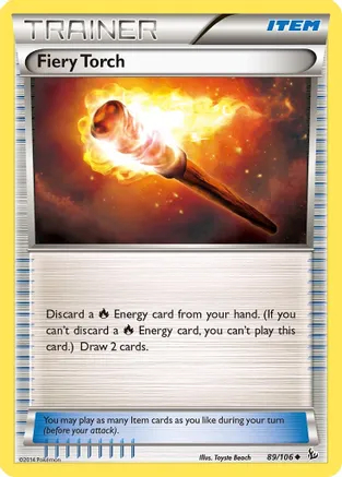 Fiery Torch - 89/106 - Uncommon