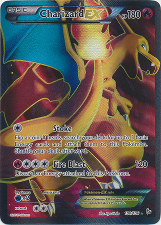 Charizard EX - 100/106 - Full Art Ultra Rare