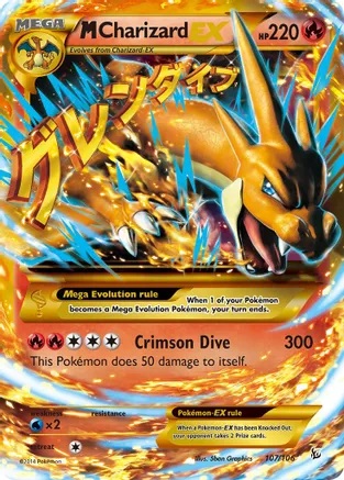 Mega-Charizard EX - 107/106 - Secret Rare