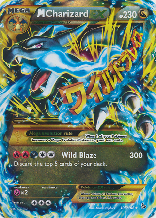 Mega-Charizard-EX - 108/106 - Holo Rare EX