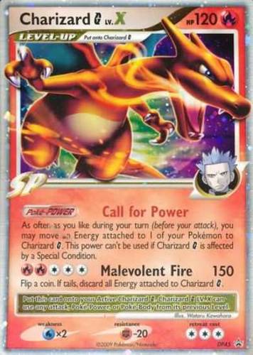 Heavily Played Charizard [G] LV.X - DP45 - Promotional Pokemon DP