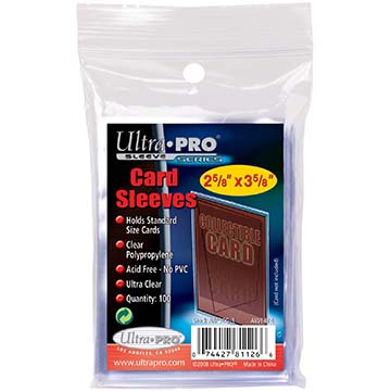 2-1/2 X 3-1/2 Soft Card Sleeves