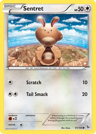 Sentret - 81/106 - Common - Reverse Holo