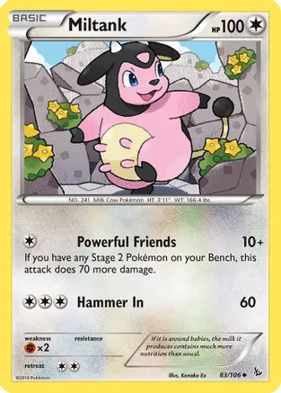 Miltank - 83/106 - Uncommon - Reverse Holo