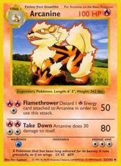 Arcanine - 23/102 - Uncommon - Shadowless Edition