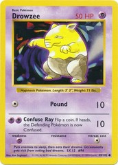 Drowzee - 49/102 - Common - Shadowless Edition