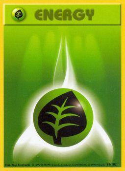 Grass Energy - 99/102 - Common - Shadowless Edition