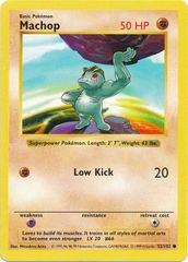 Machop - 52/102 - Common - Shadowless Edition