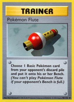 Pokemon Flute - 86/102 - Uncommon - Shadowless Edition