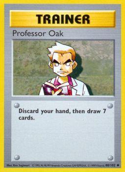 Professor Oak - 88/102 - Uncommon - Shadowless Edition Professor Oak - 88/102 - Uncommon - Shadowless Edition