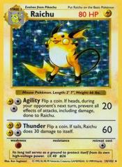 Raichu - 14/102 - Holo Rare - Shadowless Edition