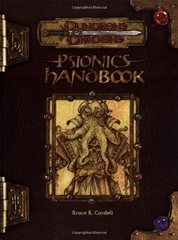 D&D Psionics Handbook 3.0E 11835 HC