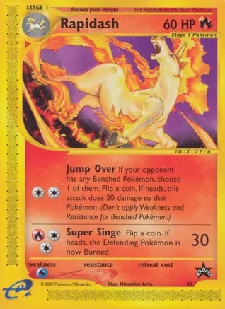 Rapidash - 51 - WoTC Promo