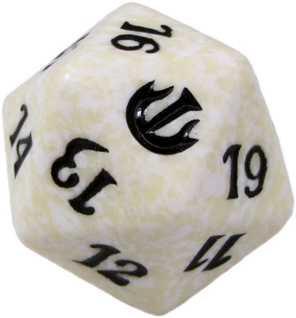 Magic Spindown Die - Journey into Nyx - White