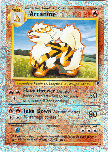 Arcanine - 36/110 - Uncommon - Reverse Holo