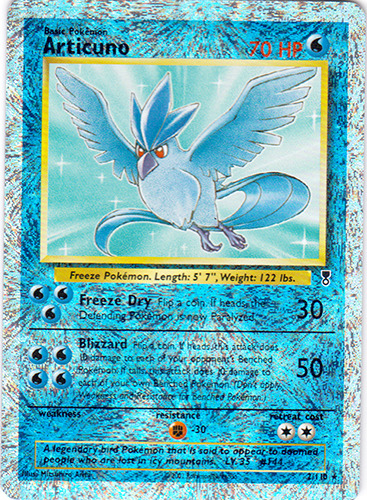 1x Articuno - 2/110 - Holo Rare - Reverse Holo Moderately