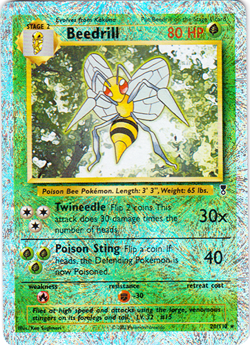 Beedrill - 20/110 - Rare - Reverse Holo