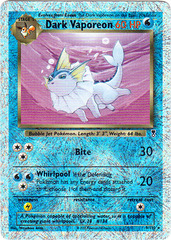 Dark Vaporeon - 9/110 - Holo Rare - Reverse Holo