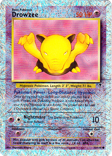 Drowzee - 73/110 - Common - Reverse Holo