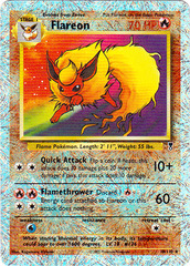 Flareon - 10/110 - Holo Rare - Reverse Holo