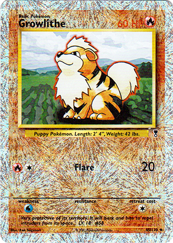 Growlithe - 45/110 - Uncommon - Reverse Holo