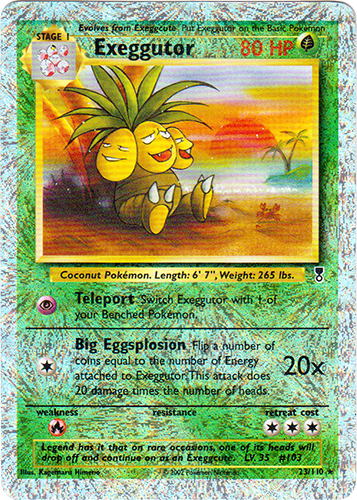 Exeggutor - 23/110 - Rare - Reverse Holo