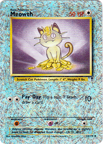 Meowth - 53/110 - Uncommon - Reverse Holo