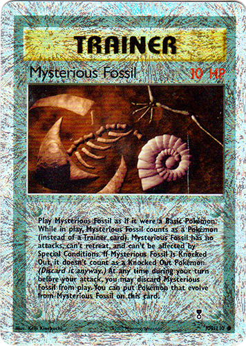 Mysterious Fossil - 109/110 - Common - Reverse Holo