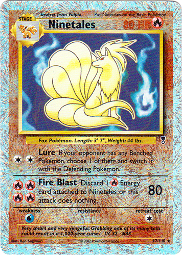 Ninetales - 17/110 - Rare - Reverse Holo