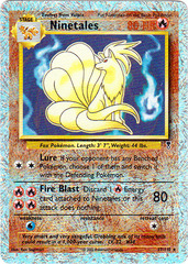 Ninetales - 17/110 - Holo Rare - Reverse Holo